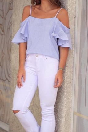 Blusas para mujer Limonni LI302 Campesinas 