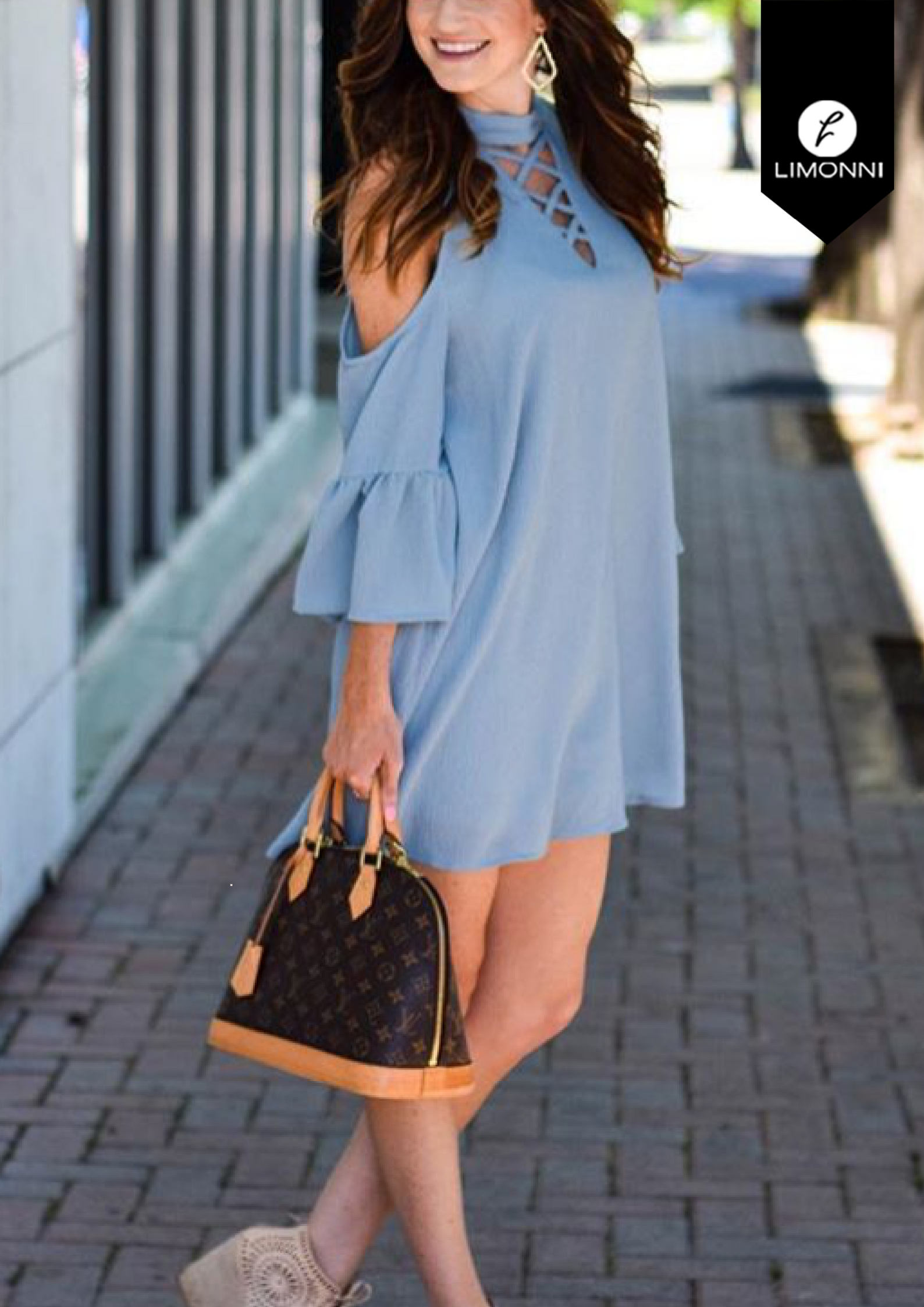 Vestidos para mujer Limonni Bennett LI1315 Cortos Casuales