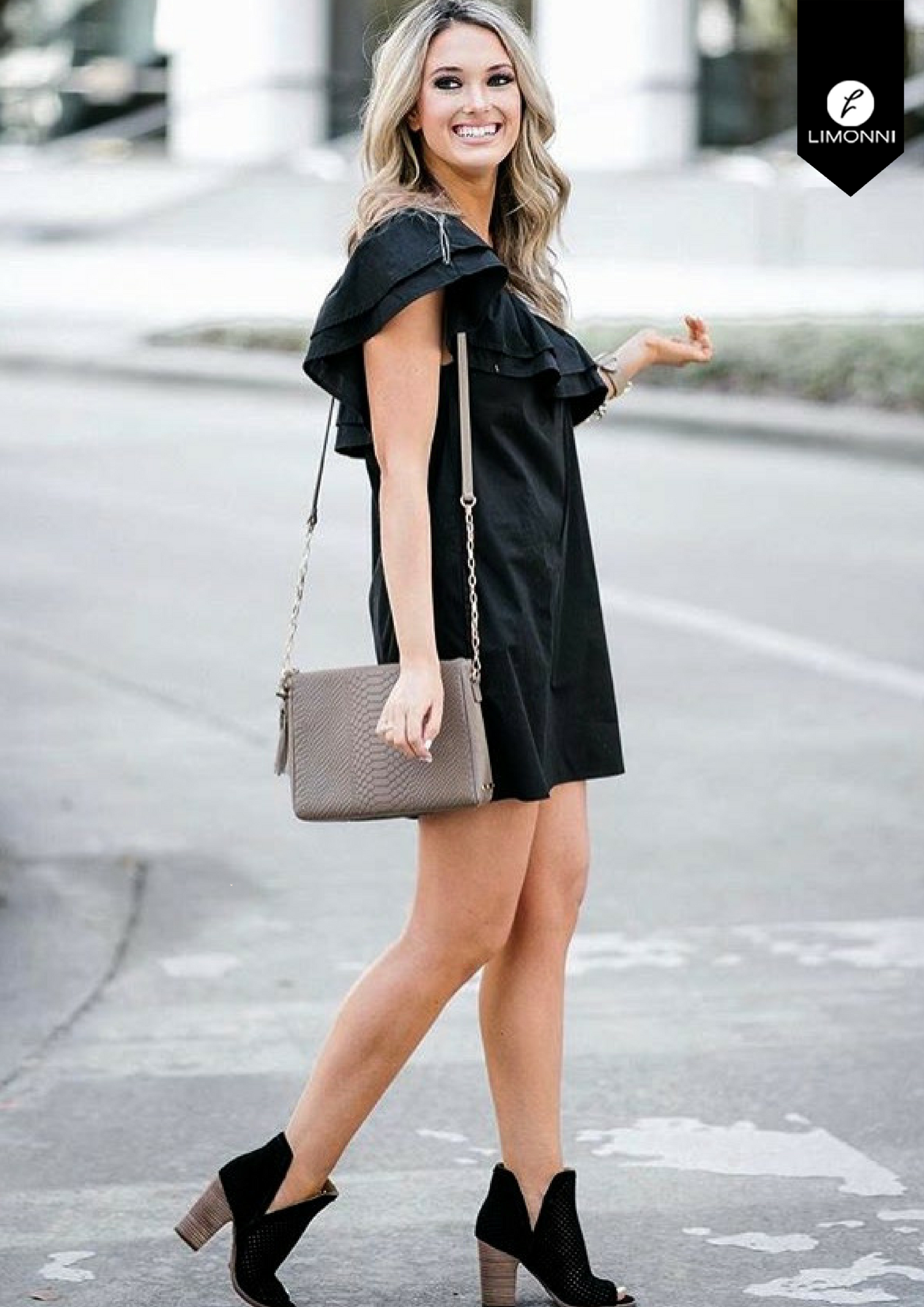 Vestidos para mujer Limonni Novalee LI1427 Cortos Casuales