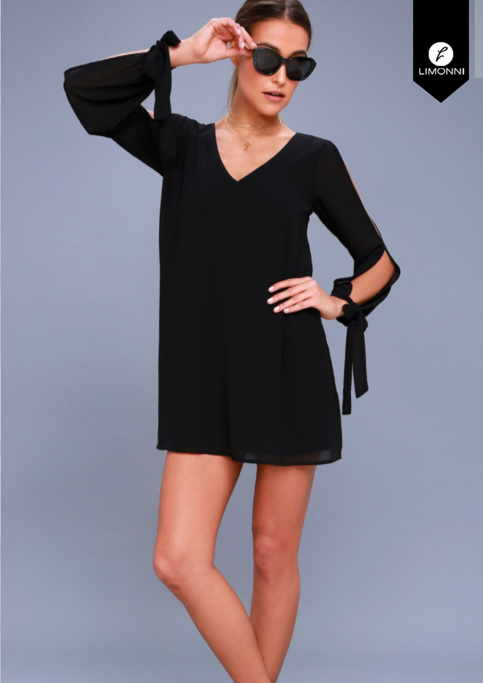 Vestidos para mujer Limonni Limonni LI1499 Cortos elegantes