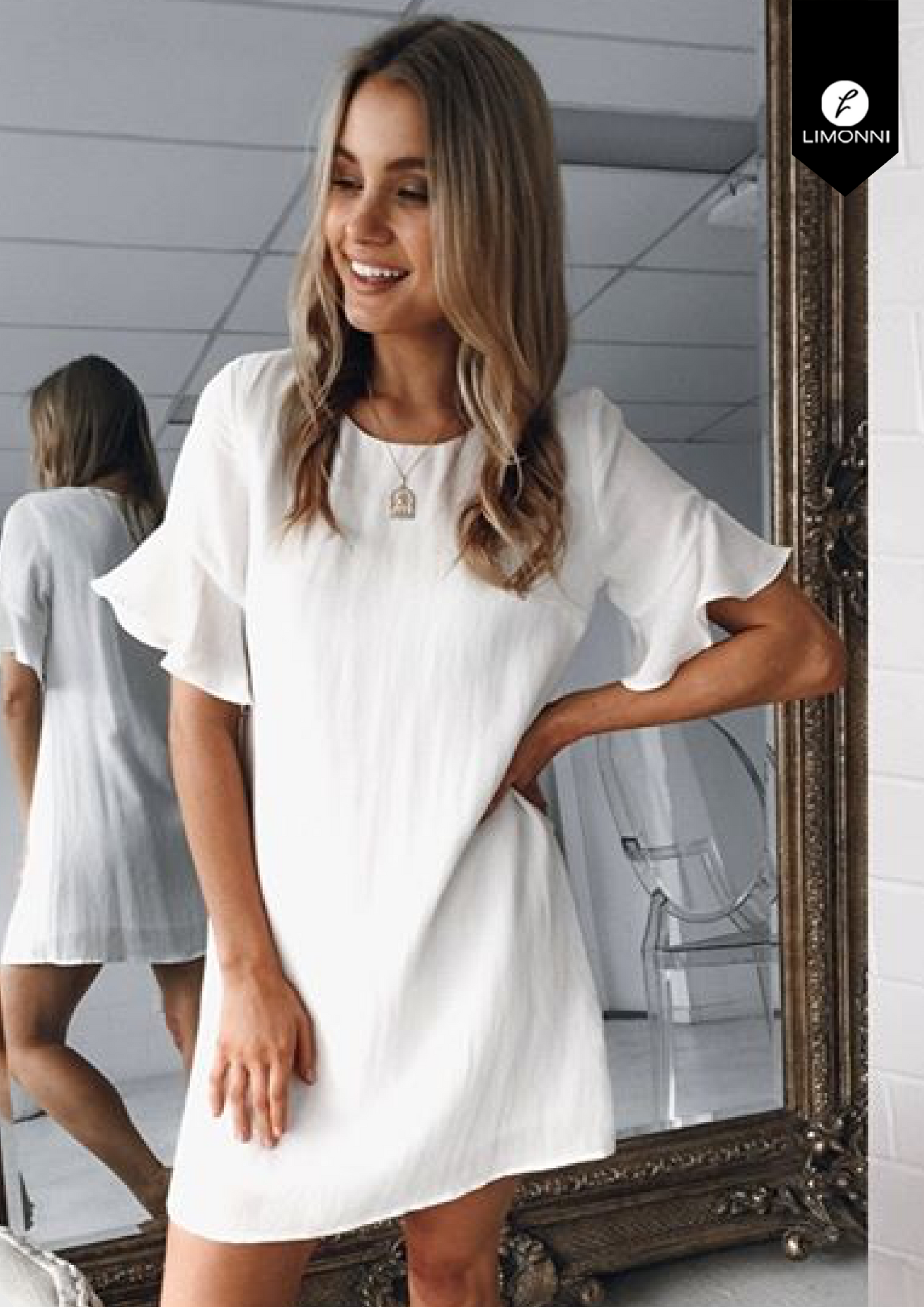 Vestidos para mujer Limonni Novalee LI1557 Cortos Casuales