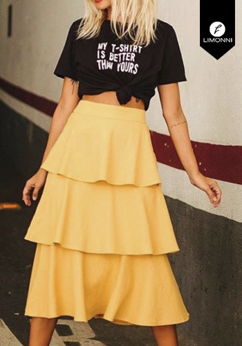 Faldas para mujer Limonni Claudette LI2210 Largos elegantes