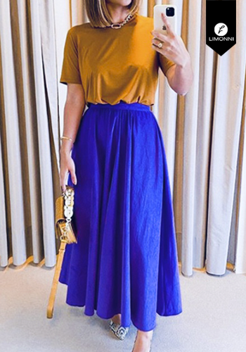 Faldas para mujer Limonni Visionary LI3021 Largos elegantes