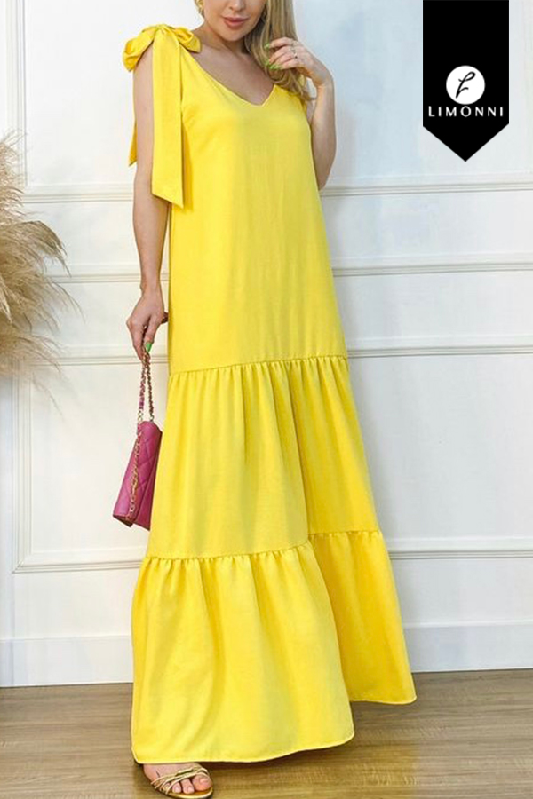 Vestidos para mujer Limonni Valiente LI4503 Maxidress