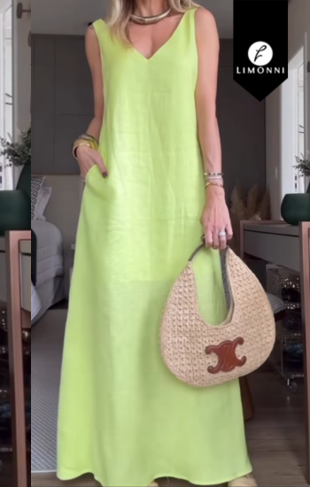 Vestidos para mujer Limonni Cayena LI5294 Maxidress